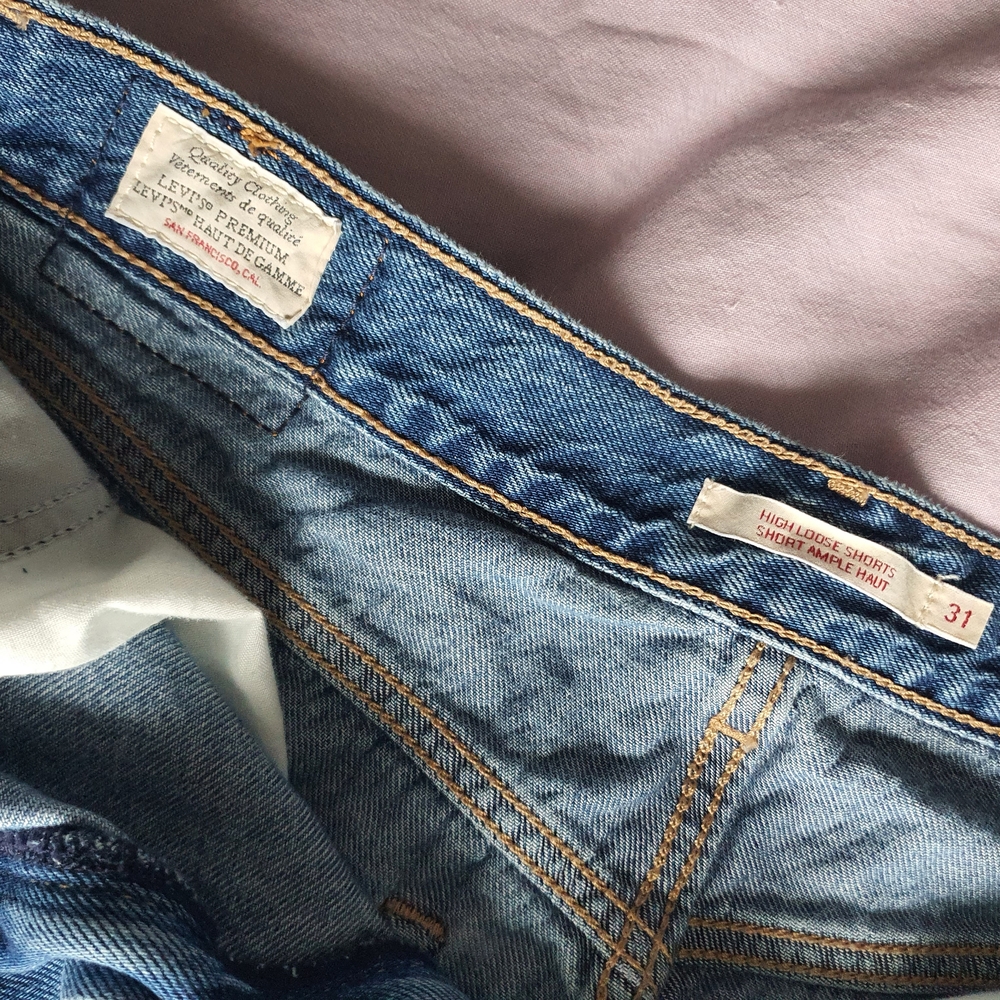 Levi's High Rise Women's Shorts in Classic Blue